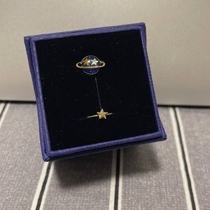 Planet and Star Ring Set